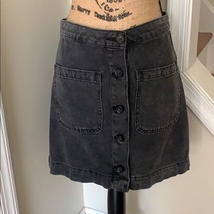 Free People denim skirt